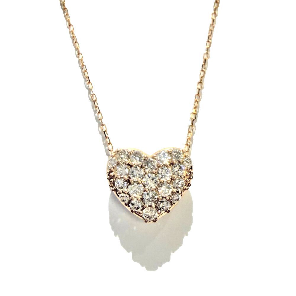 K18PG ダイヤモンド ペンダントネックレス